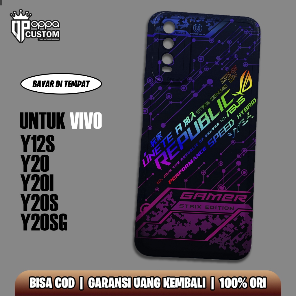 Case VIVO Y20/Y20S/Y12S/Y20SG Terbaru -  [ ROG ] VIVO Y20/Y20S/Y12S/Y20SG - Case Hp - Casing Hp - So