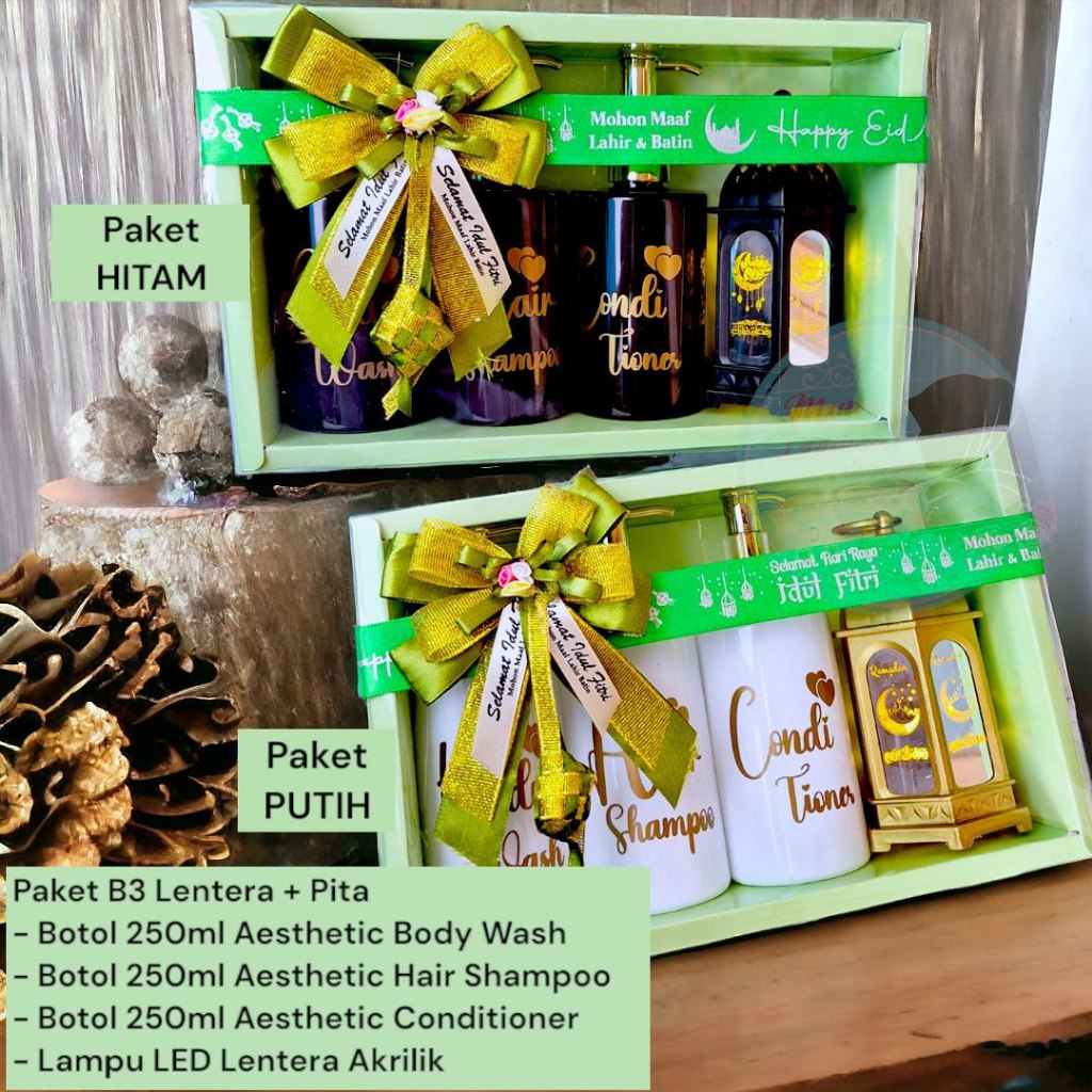 

PAKET Hamper RAMADAN / PARCEL IDUL FITRI Bottle Aesthetic 2025 / Hampers IDUL FITRI Aesthetic SUDAH FREE KARTU UCAPAN