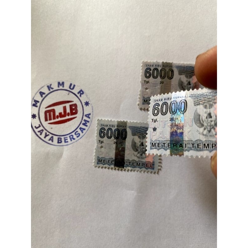 

Materai 6000 Tahun 2005, 2006, 2007, 2008, 2009, 2010