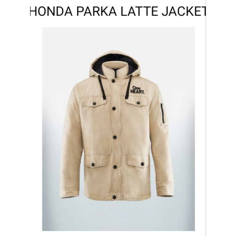 honda parka latte jacket