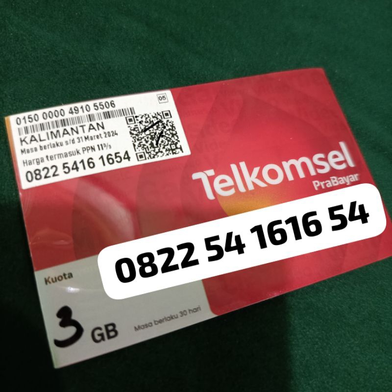 Kartu Perdana Telkomsel cantik Cermin