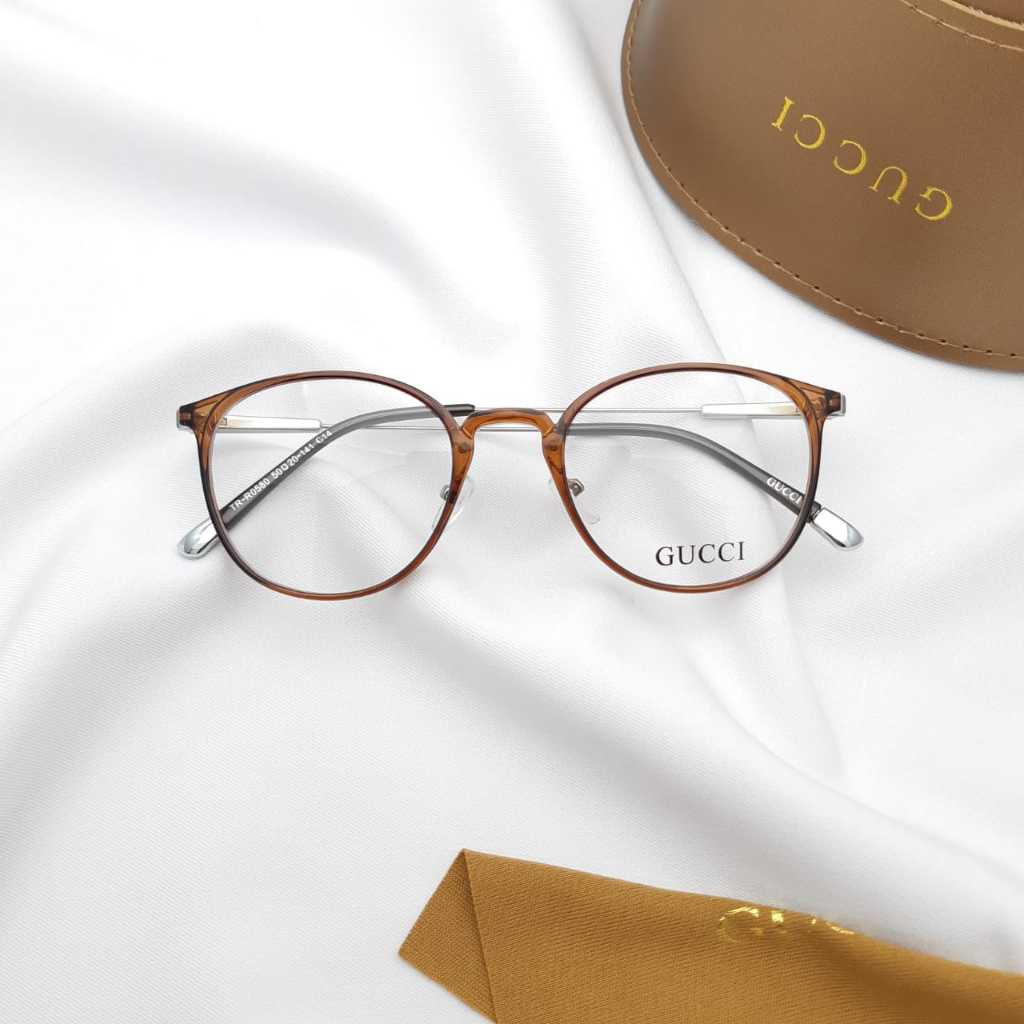 FRAME KACAMATA GC TR 0580/LENSA MINUS/PLUS/NORMAL ANTIRADIASI/BLUERAY/PHOTOCROMIC/BLUECROMIC/BLUERAY