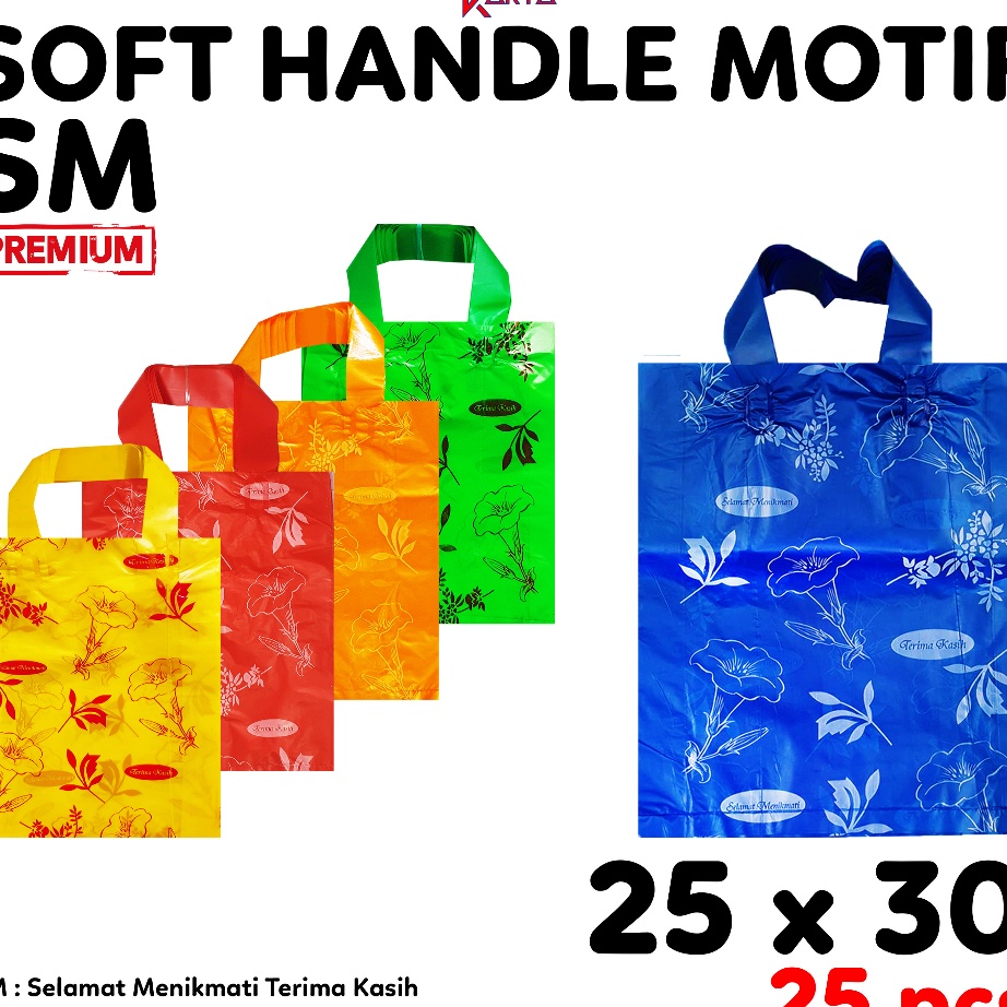 

Kemewahan yang terjangkau gaya yang tak terbantahkan Plastik Soft Handle 25x3 Motif SELAMAT MENIKMATI TERIMA KASIH isi 25 Tas Kantong Bingkisan Snack Hajatan Pernikahan Hidangan Ulang Tahun