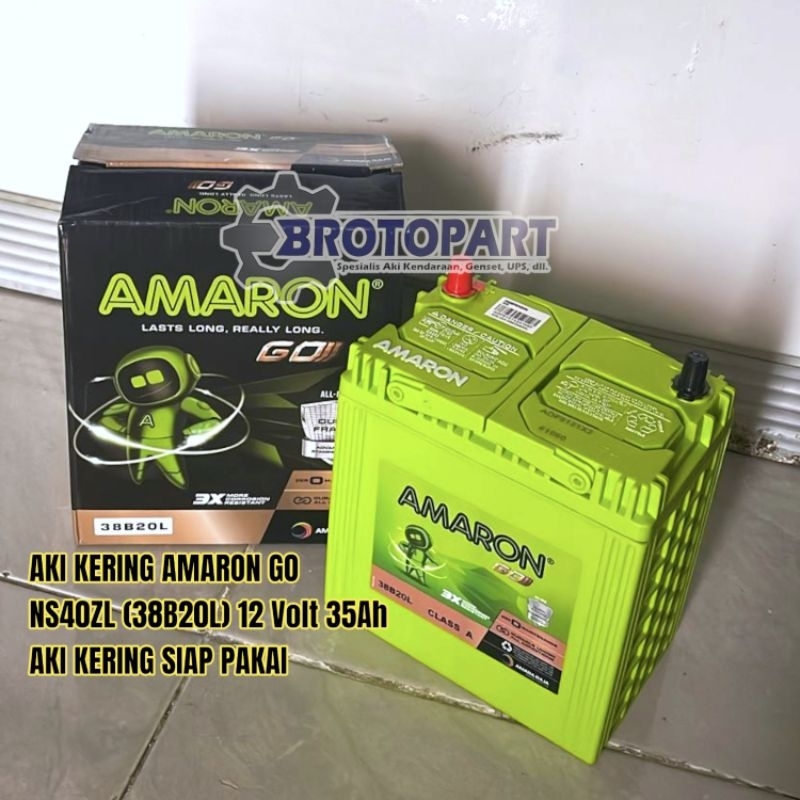 Aki Mobil Daihatsu Xenia New, Sirion, Sigra, Ceria Accu AMARON NS40ZL