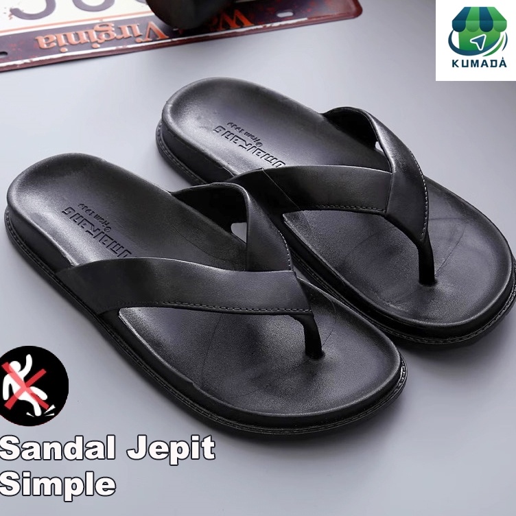 Penjualan Murah  Sandal wanita kekinian import korea Sandal Jepit Sandal Pria Wanita sandal outdoor 