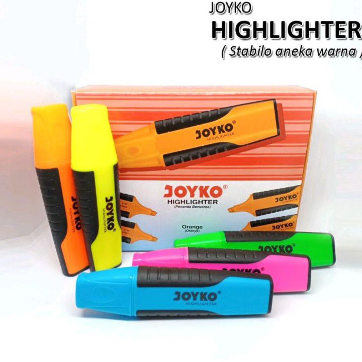 

1111 Stabilo Joyko Highlighter 1pak1pcs