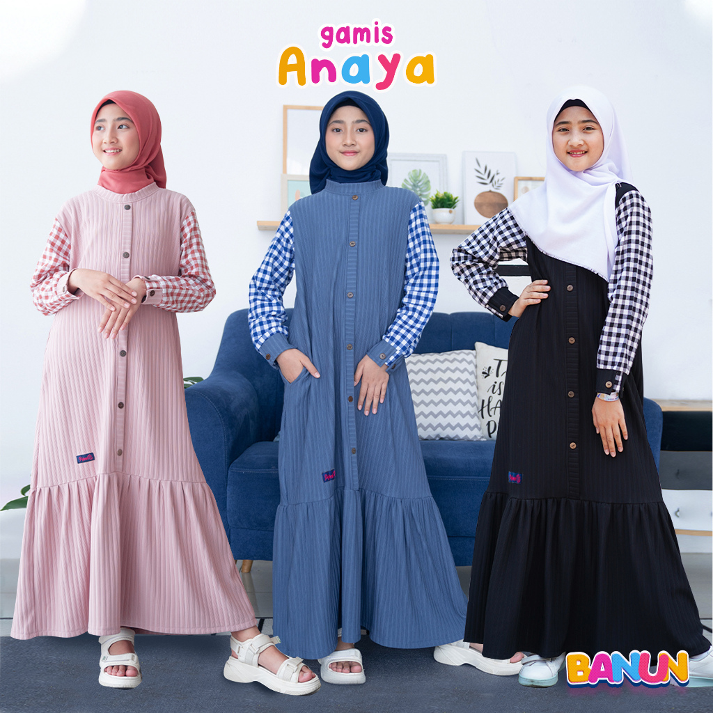 Gamis Anak Perempuan Hoofla Model Terbaru 2024