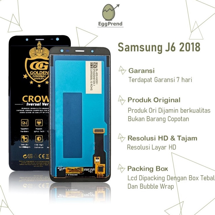 ART E43E LCD TOUCHSCREEN SAMSUNG GALAXY J6 218  J6 ORIGINAL FULLSET COMPLETE  LCD SAMSUNG J6  LCD SA