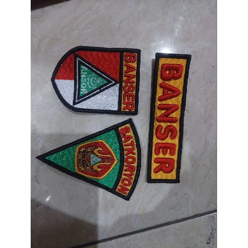 atribut banser timbul 4 item
