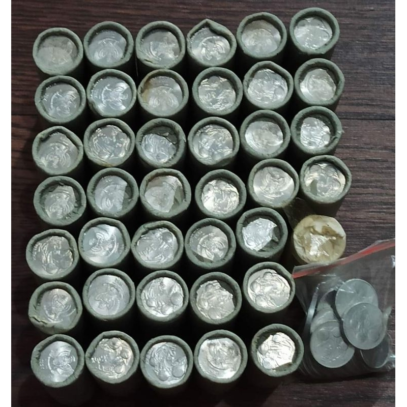 Uang Koin Kuno 25 Rupiah Buah Pala ROLL