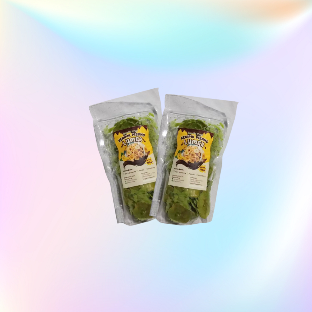 

Keripik pisang coklat lumer