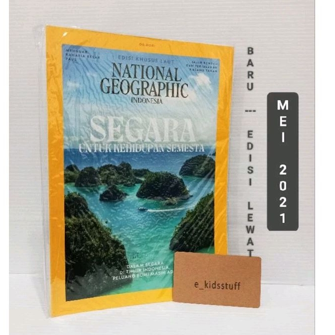 majalah national Geographic Indonesia edisi mei 2021