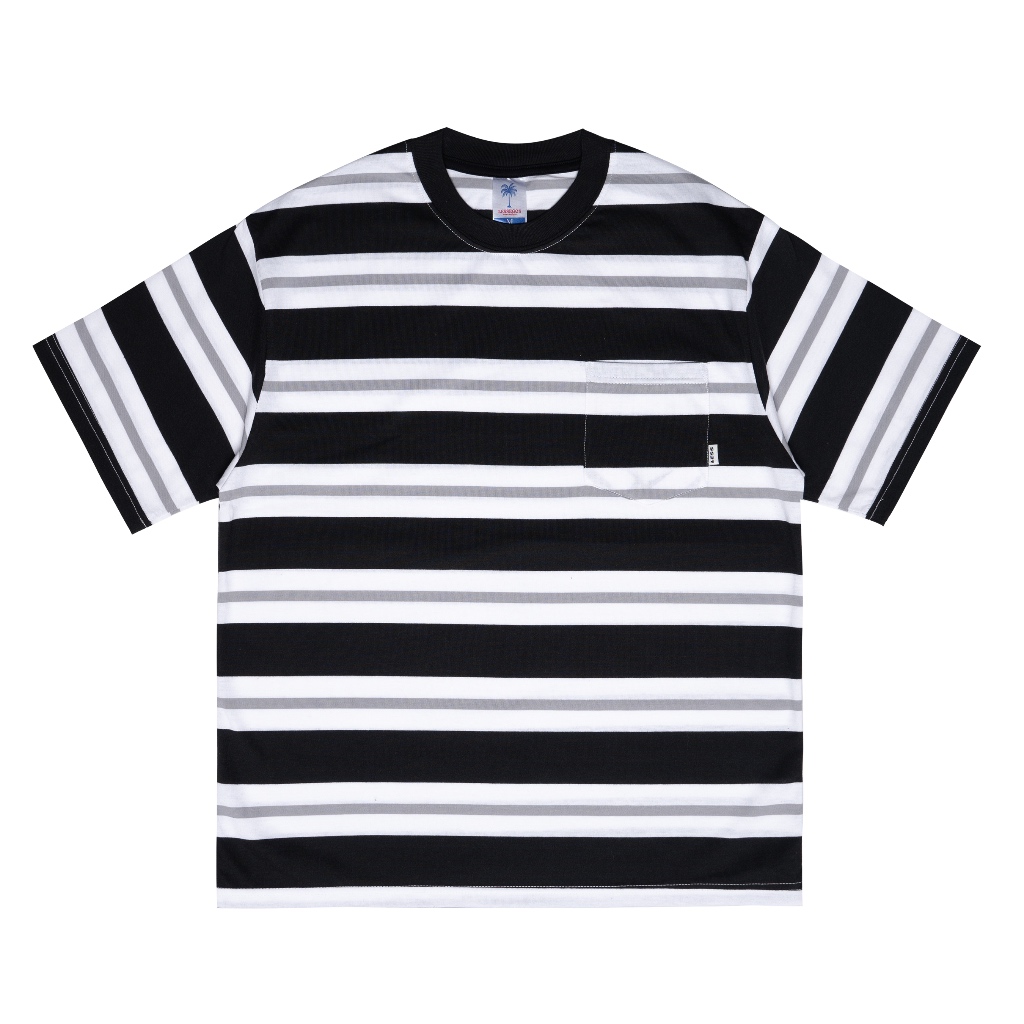 Lessegos Tshirt Oversize Stripe Pocket Nocta