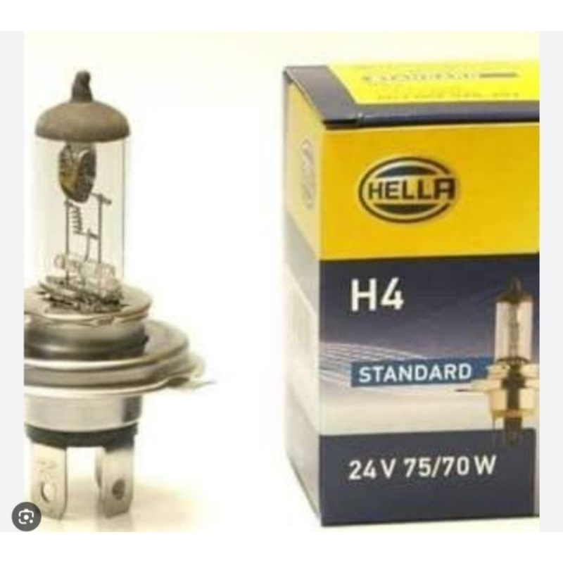 Bohlam lampu H4 24V 75/70W Hella Original