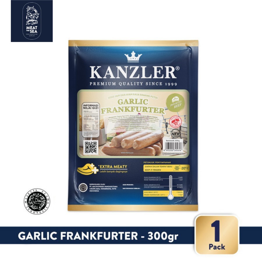 

kanzler Sosis Garlic Frankfurter