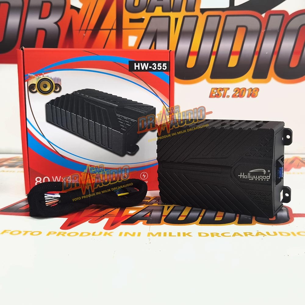 Power Amplifier Mobil Hollywood HW-355 Amplifier 4 Channel