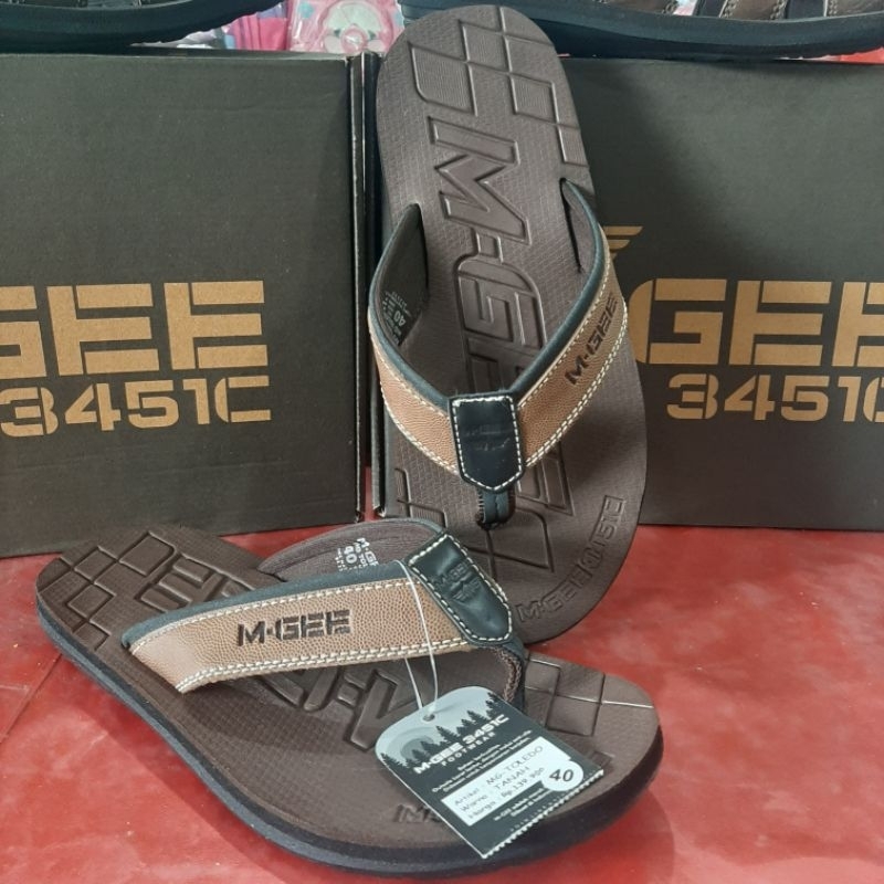 M-GEE TOLEDO TANAH | SANDAL PRIA ORIGINAL ASLI | SANDAL M-GEE MODEL TERBARU