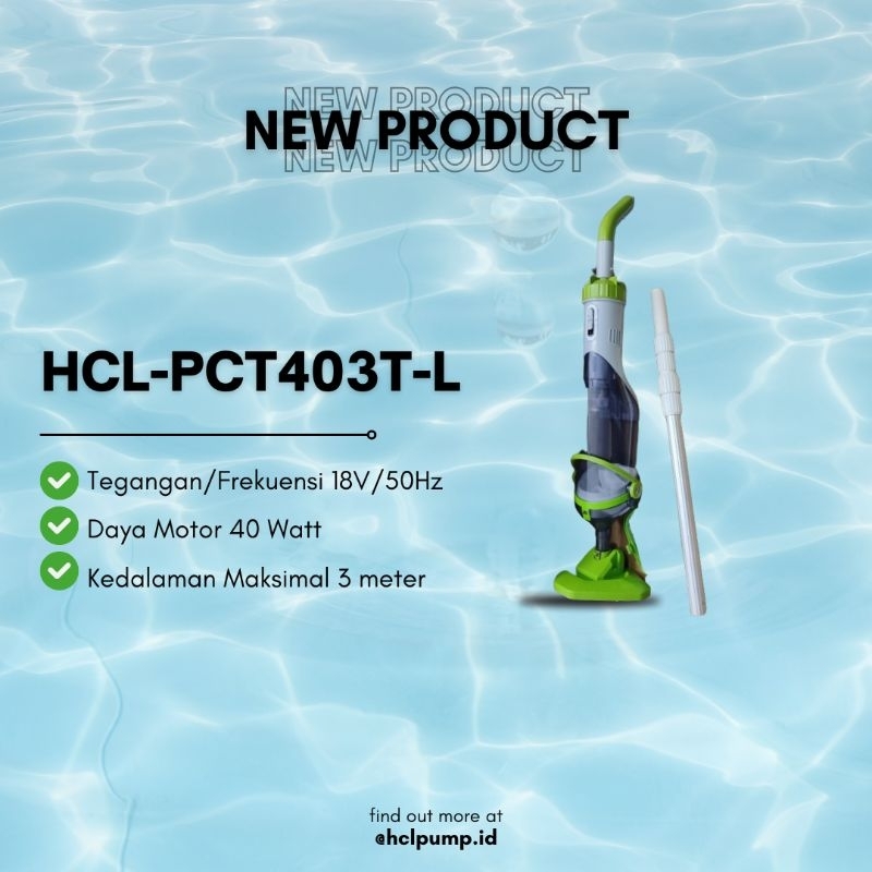 POMPA HCL (pool cleaner) POMPA PEMBERSIH KOLAM RENANG ATAU KOLAM IKAN