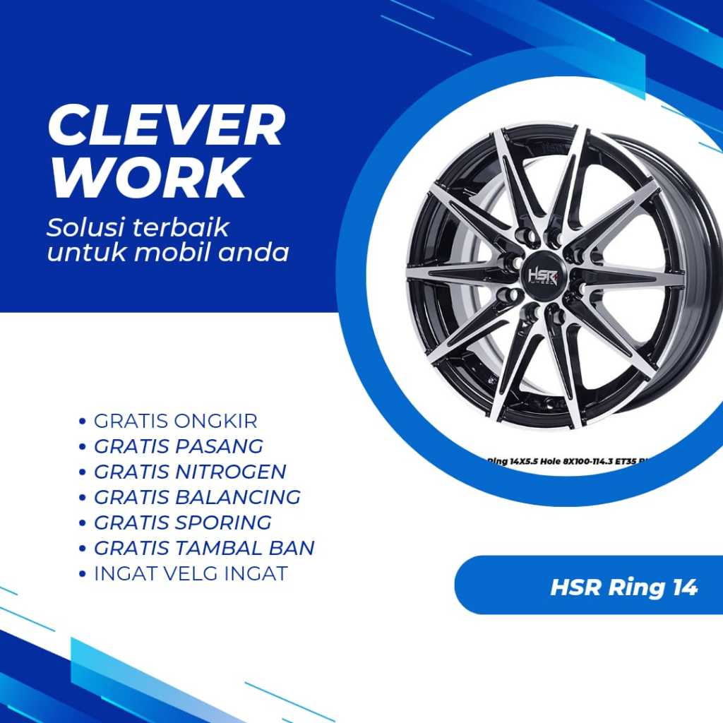 VELG MOBIL R14 COCOK Avanza New, Kijang LGX, Veloz