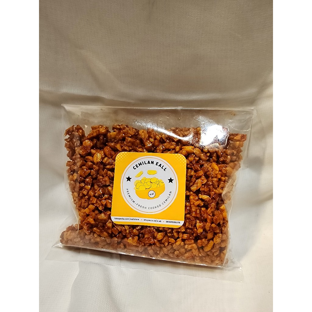 

Ay00! [PO] Tempe Balado Pedas Manis Polos Tanpa Kacang 200gr - cemilan instan enak asli