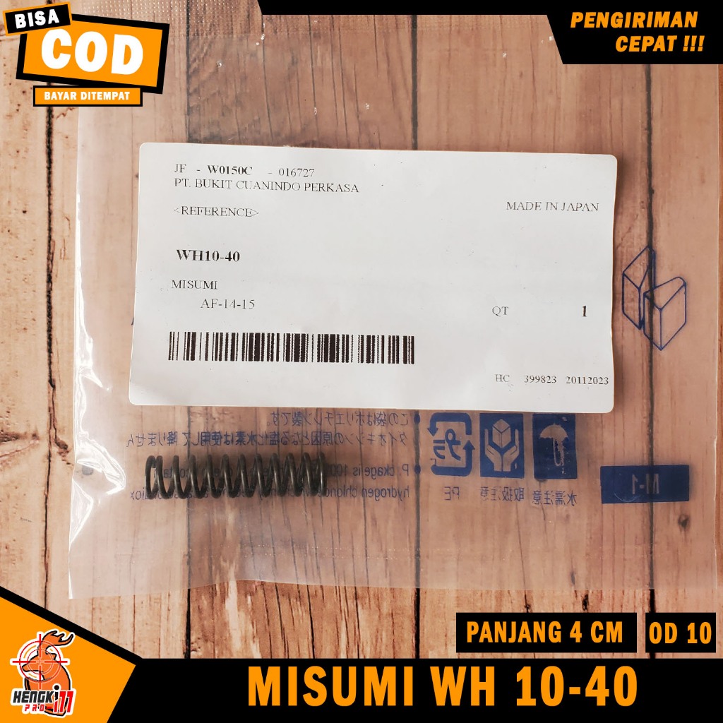 Per Misumi Mizumi Jepang Misumi Bulat WH 10-40 OD 10 Panjang 4 cm Keras