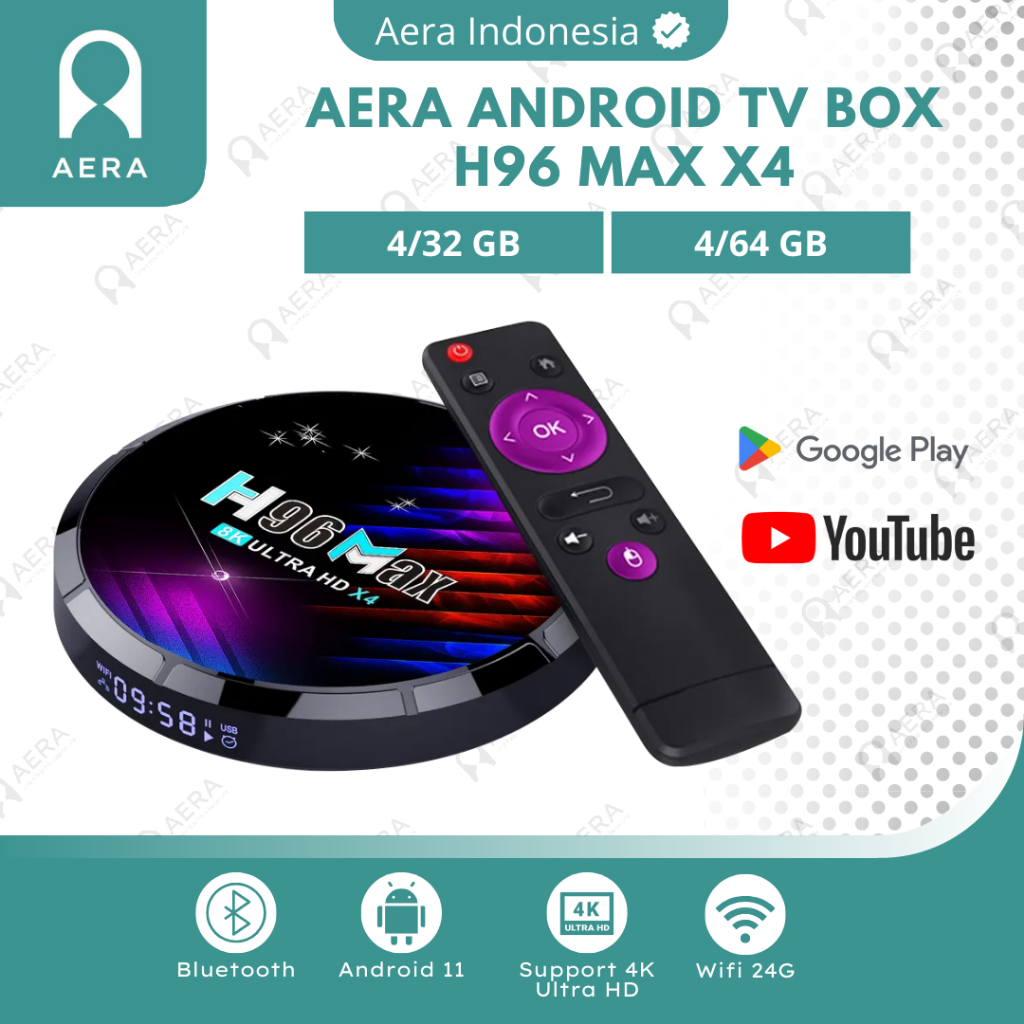 AERA ANDROID TV BOX H96 MAX X4 |  TV BOX H96 MAX X4 | TV BOX ANDROID 11