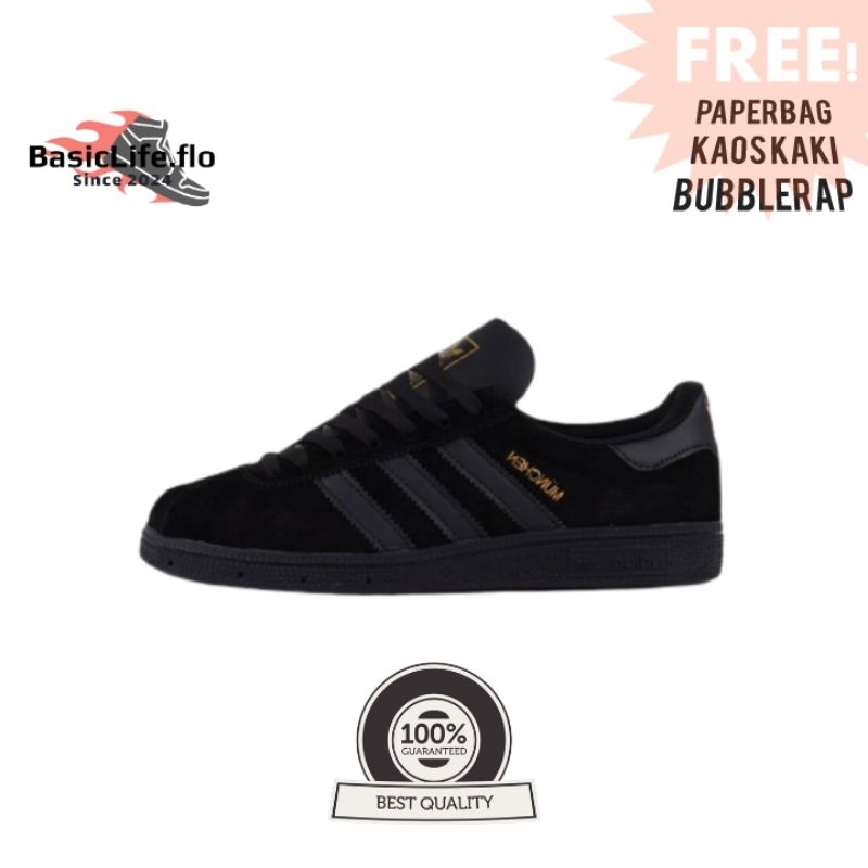 (BSL) Adidas Munchen Black Gold Original 100% BNIB