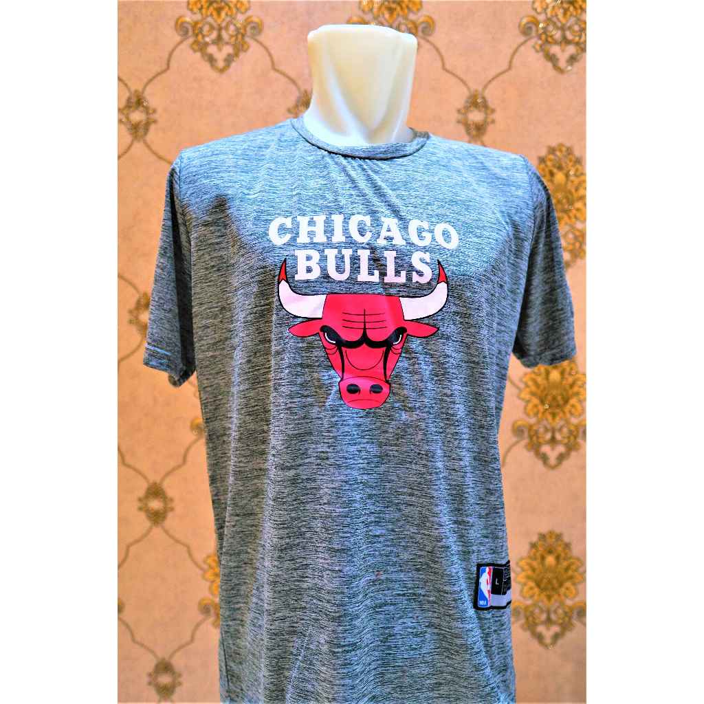 TSHIRT BASKET NBA CHICAGO BULLS JORDAN GRADE ORI UNTUK PRIA WANITA
