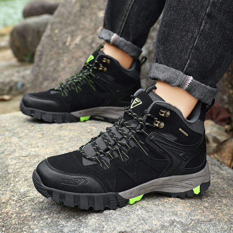 Sepatu Gunung SNTA 496 Black Seri 503 /  615 Boot Hiking Waterproof