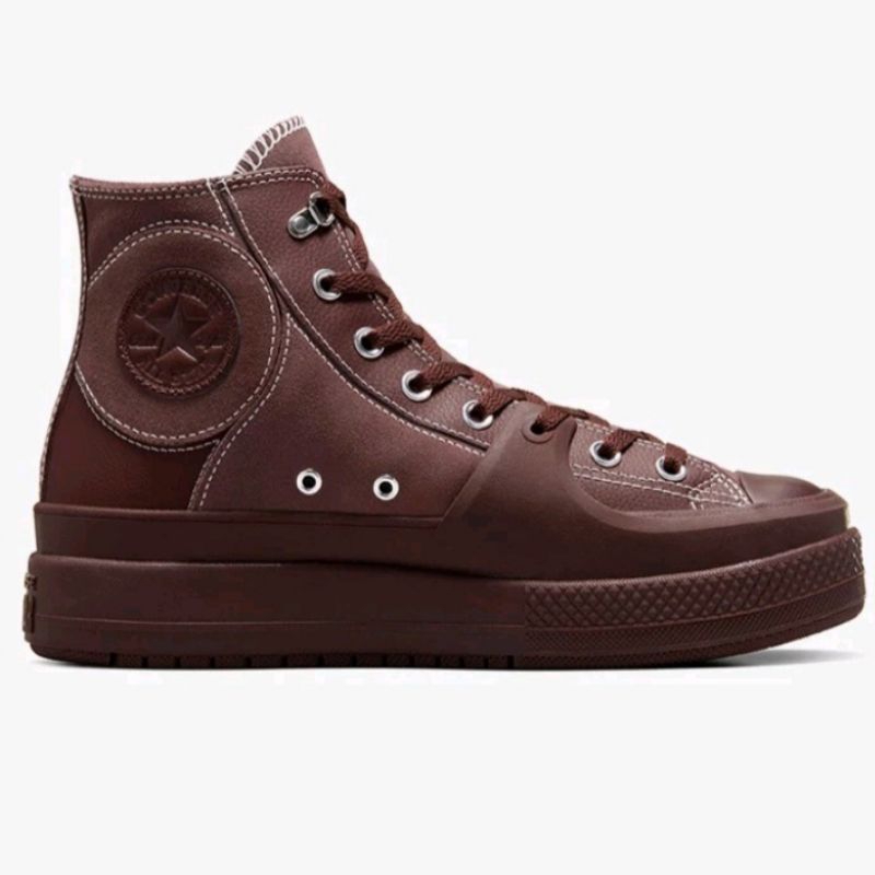 CONVERSE CT AS CONSTRUCT HI MONOBROWN LEATHER-PT. MAP