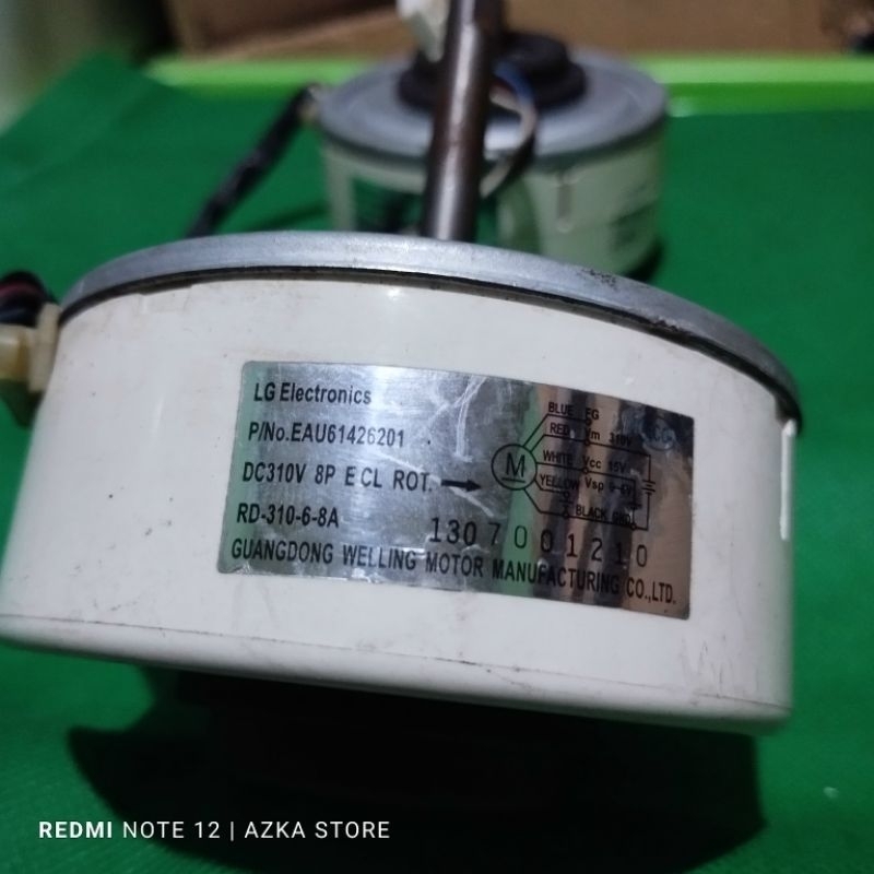 FAN MOTOR AC LG MOTOR FAN AC LG DC VOLT original LG