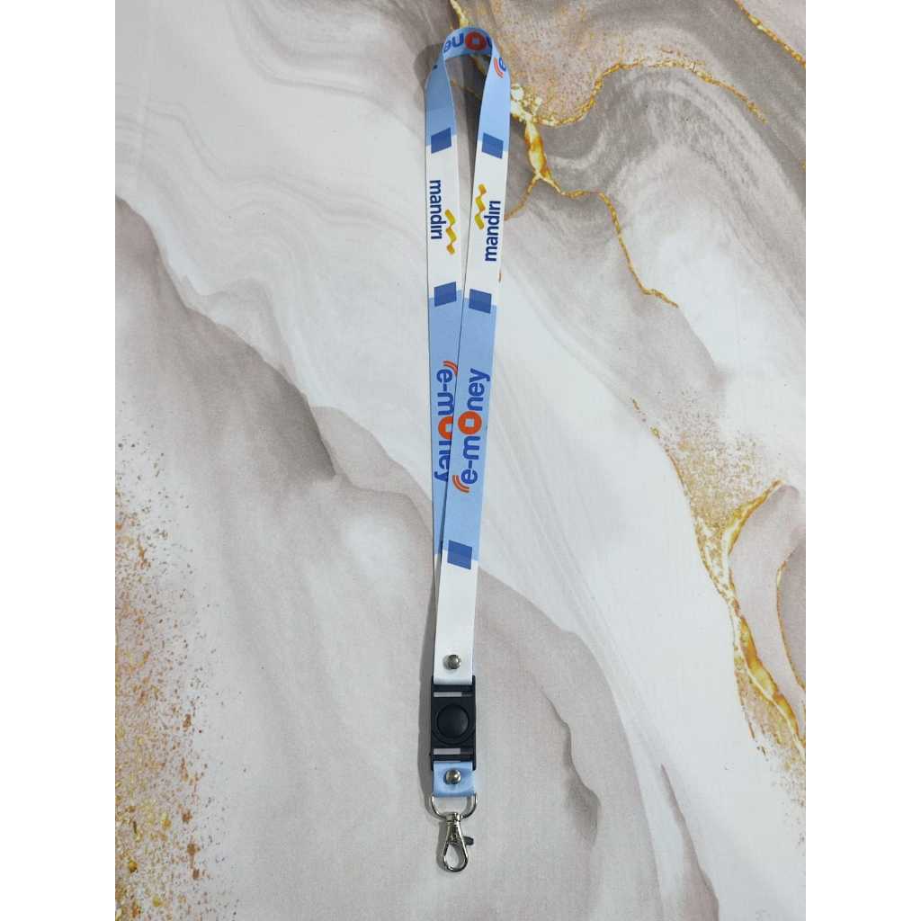 

Cetak Costum Lanyard Murah/Lanyard Costum Emoney By Mandiri/Costum 2Sisi NSR