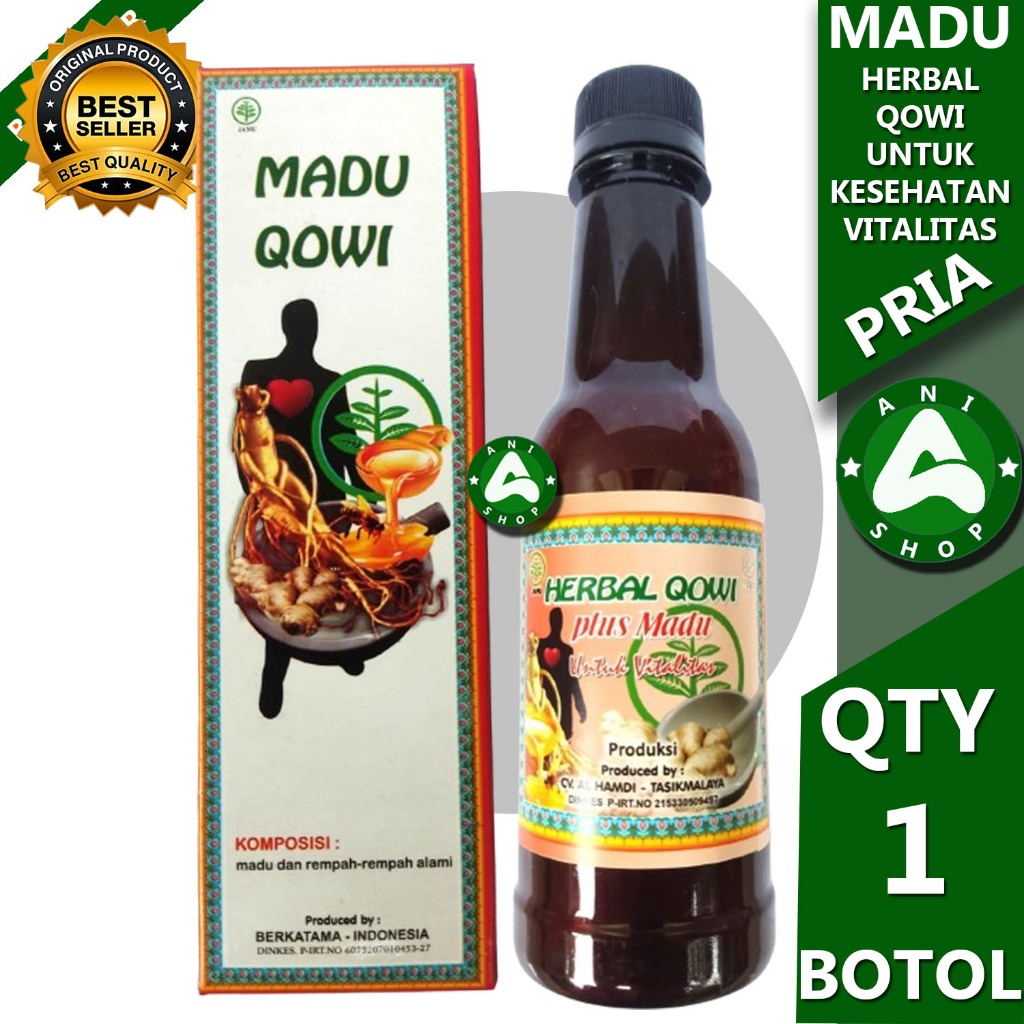 

HERBAL QOWI PLUS MADU KEMASAN BOTOL ani shopp