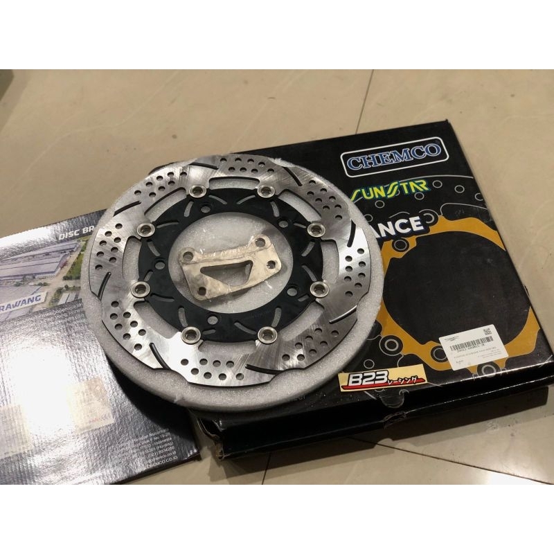 piringan chemco xmax r25 piringan floating xmax r25 disc brake floating xmax r25 discbrake chemco xm