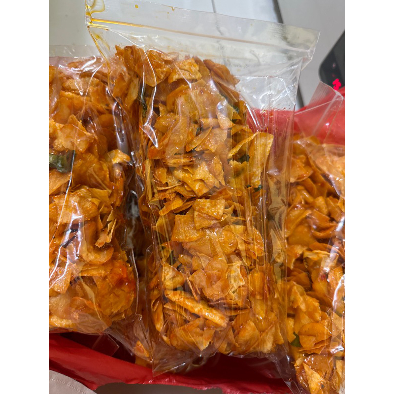 

kripik singkong rujak enak