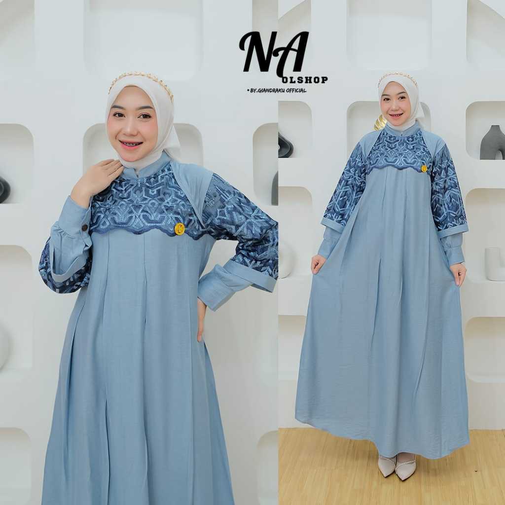 IXIA DRESS Gamis Terbaru Pesta Kondangan Terbaik 2024 Dress Terbaru Simple Cantik Elegan