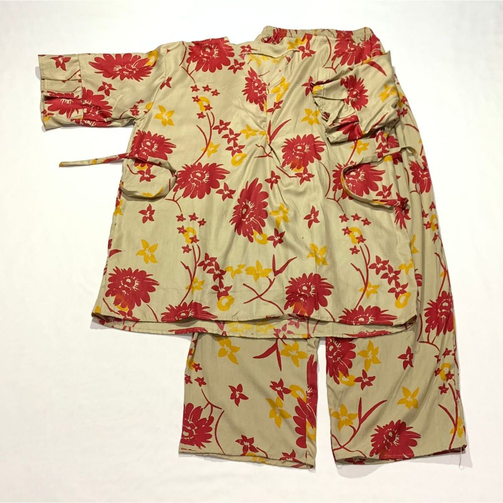 Setelan Baju Santai Wanita Bahan Katun Rayon