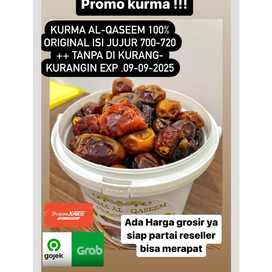 

KP8 KURMA AL QASEEM 72 GRAM EMBER
