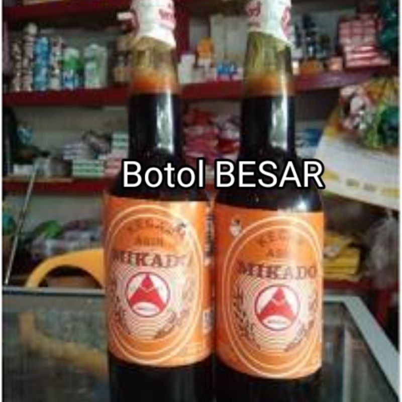 Kecap asin MIKADO botol besar 610ml asli Palembang BOTOL BELING BESAR.  BOTOL BELING