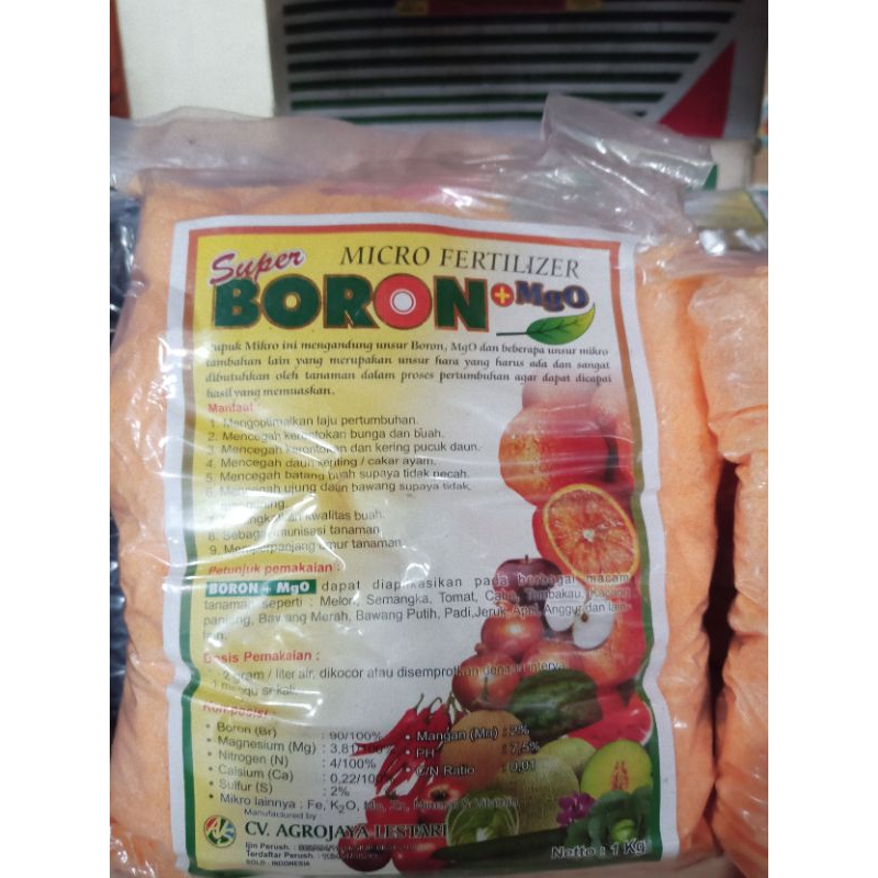 obat pupuk BORON 1kg