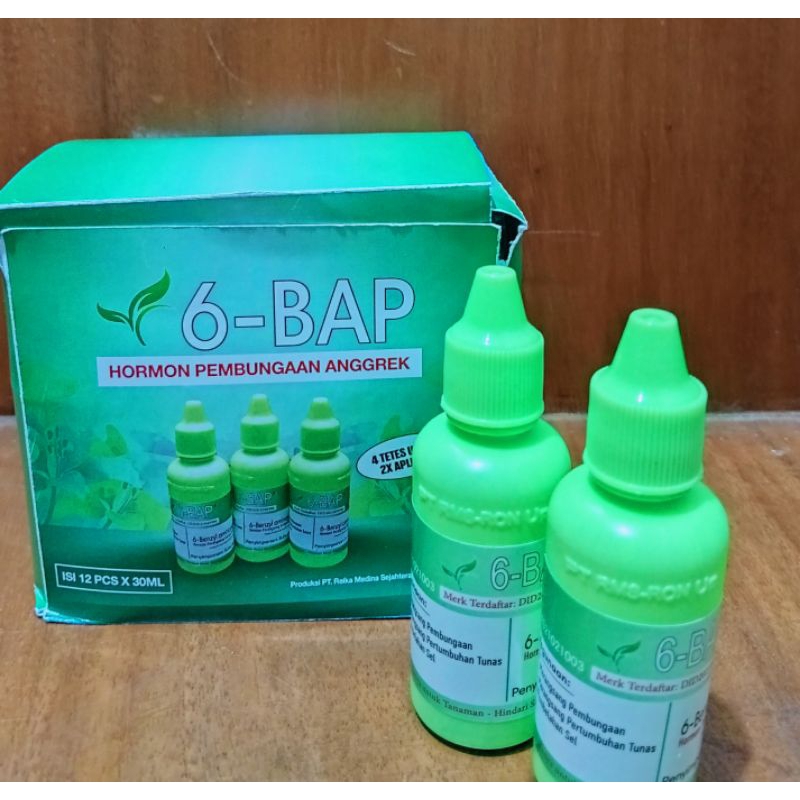 Hormon Tanaman 6 BAP Benzylaminopurine Bud Breaker Perangsang Bunga Anggrek, dan Penumbuh Tunas 30ml