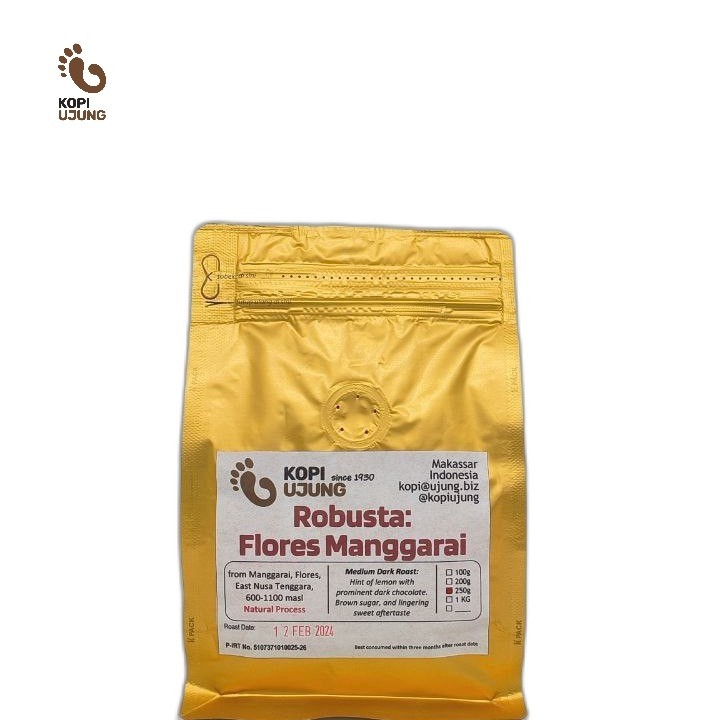 

Kopi Ujung Robusta Flores Manggarai 250 Gram