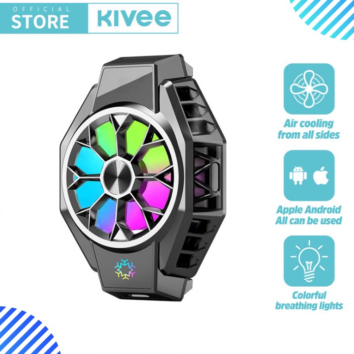 KP8 Fan Cooler HP X9 Pendingin hp Gaming Cooler Mobile Phone Game Radiator Clipon Ultra Quiet Cool Q
