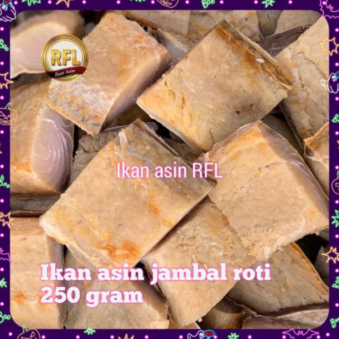 

Bonuskan ikan asin jambal roti super tanpa tulang 25 gram