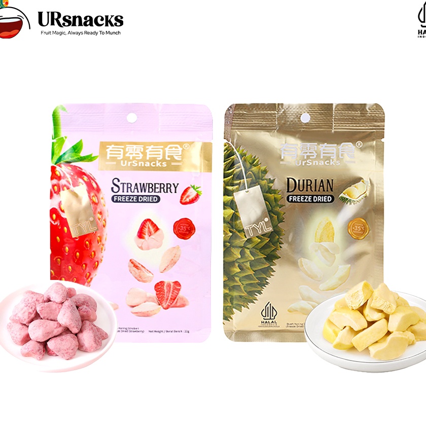 

Khusus URSNACKS Bundle Of 2 Freeze Dried Keripik Sehat Strawberry Durian