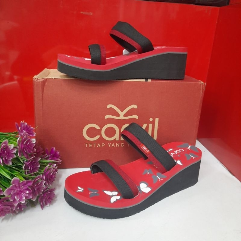 CARVIL SANDAL WEDGES WANITA KEREN ARISA-LW