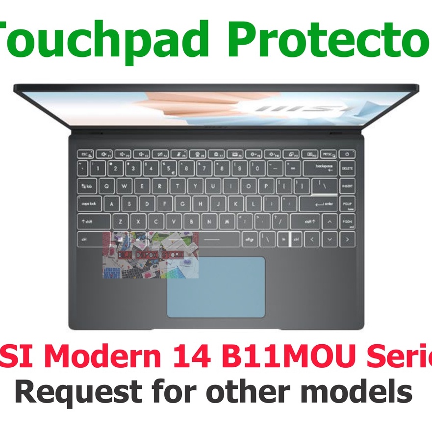 Potongan Touchpad Trackpad Protector msi modern 14 B11MOU Series