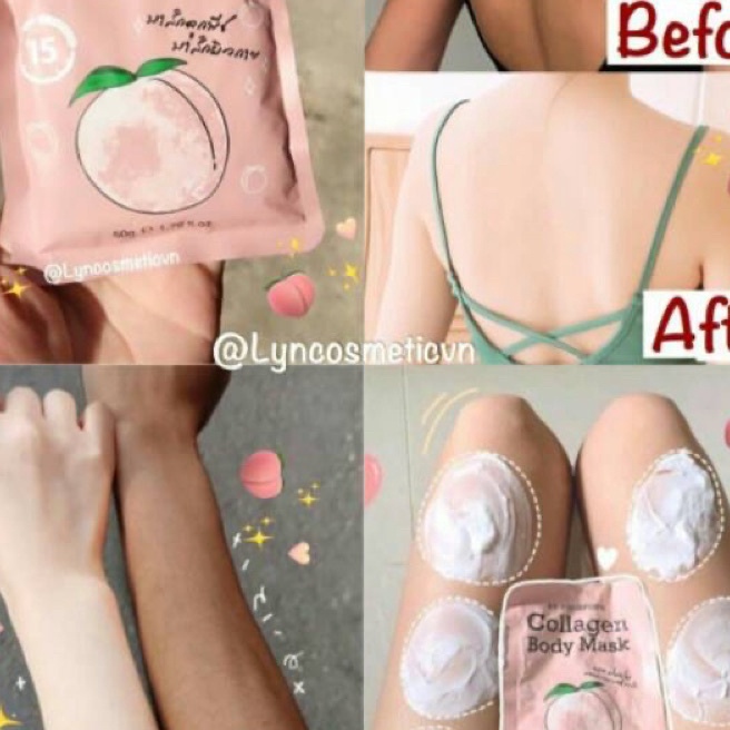Terbatas Collagen Body Mask body lotion HB whitening