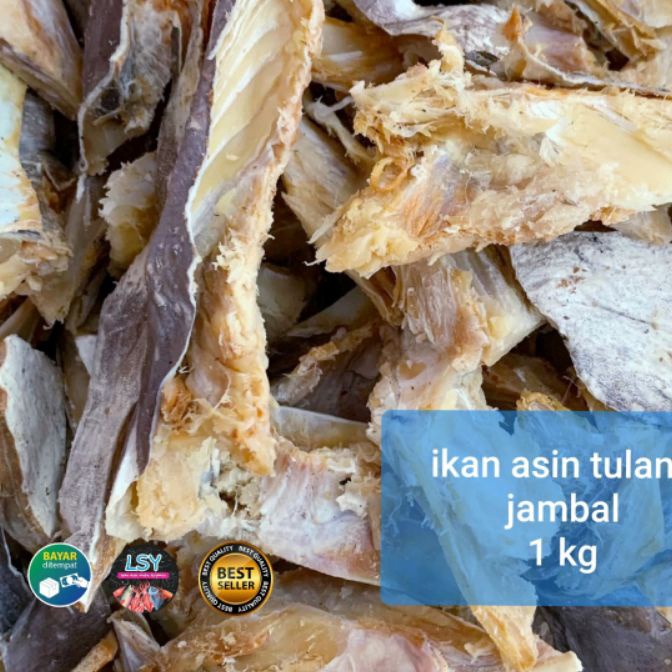 

Terlaris ikan asin tulang jambal 1 gram