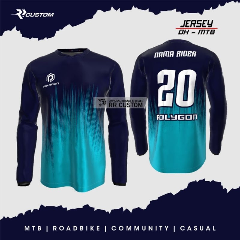 Jersey Sepeda polygon 2024 Custom